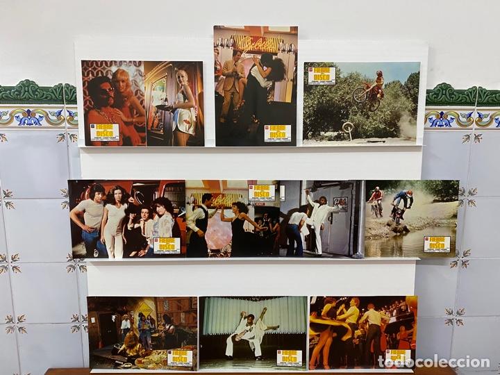 Cinema: FIEBRE DE DISCO. FABIAN, CASEY KASEM. 10 FOTOCROMOS ORIGINALES.