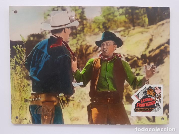 Cine: LEGION FRONTERIZA. TIM HOLT RICHARD MARTIN D.MALONE. WESTERN. FOTOCROMO DE CARTON