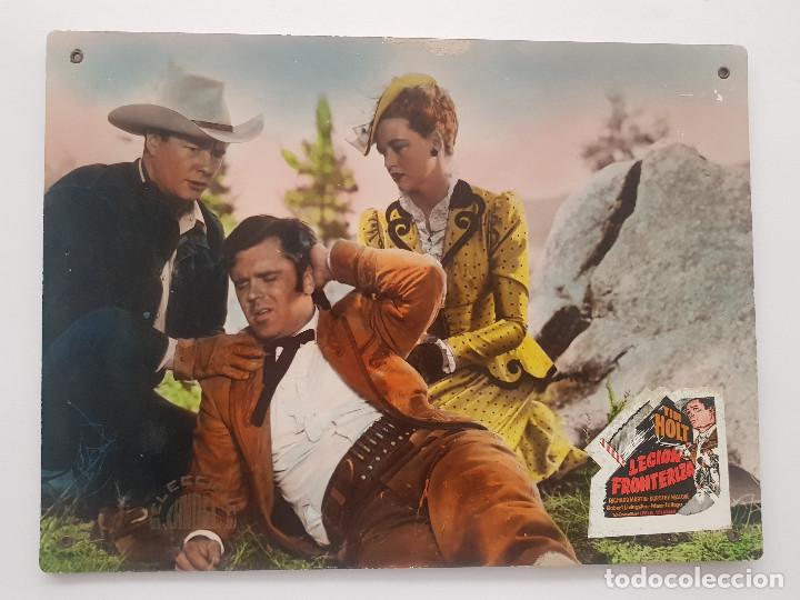 Cine: LEGION FRONTERIZA. TIM HOLT RICHARD MARTIN D.MALONE. WESTERN. FOTOCROMO DE CARTON