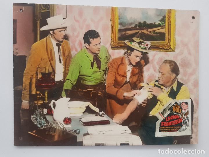 Cine: LEGION FRONTERIZA. TIM HOLT RICHARD MARTIN D.MALONE. WESTERN. FOTOCROMO DE CARTON