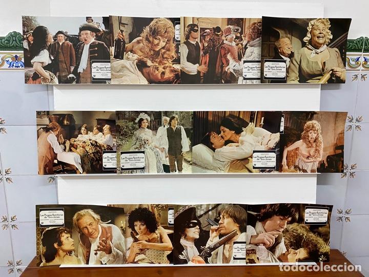 Cine: LAS PICARAS AVENTURAS DE TOM JONES. NICKY HENSON, TREVOR HOWARD. 12 FOTOCROMOS ORIGINALES.