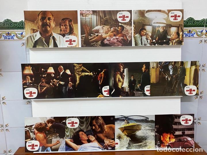 Cine: LOS ANGELES DE ORO. Henry Silva, Herbert Fleischmann, Patrizia Gori. 11 FOTOCROMOS ORIGINALES.