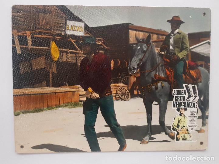 Kino: &iquest;Qui&eacute;n grita venganza?. Anthony Steffen, Mark Damon, WESTERN FOTOCROMO DE CARTON