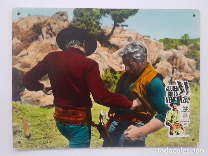 Cinema: &iquest;Qui&eacute;n grita venganza?. Anthony Steffen, Mark Damon, WESTERN FOTOCROMO DE CARTON