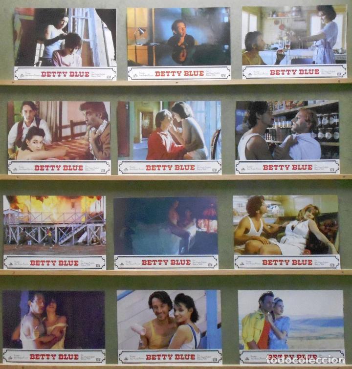 Cine: ABN20 BETTY BLUE BEATRICE DALLE SET COMPLETO 12 FOTOCROMOS ORIGINAL ESTRENO