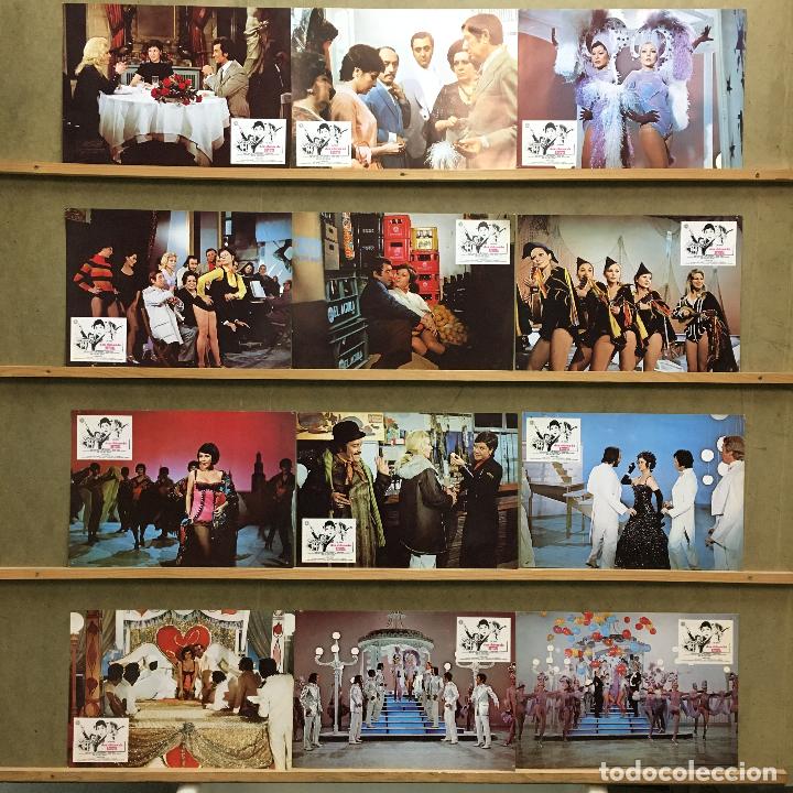 Cine: ABN21 DOS CHICAS DE REVISTA LINA MORGAN SET COMPLETO 12 FOTOCROMOS ORIGINAL ESTRENO