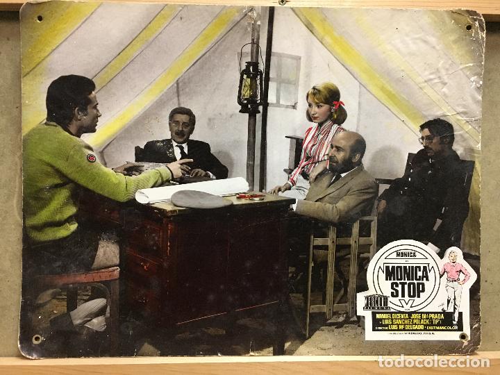 Cine: ABM88 MONICA STOP JOSE MARIA PRADA TIP FOTOCROMO CARTON ORIGINAL ESTRENO