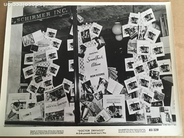 Cine: doctor zhivago david lean foto original estreno