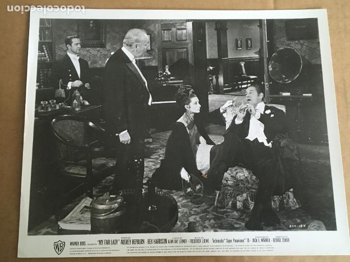 Cine: my fair lady audrey hepburn rex harrison foto original estreno