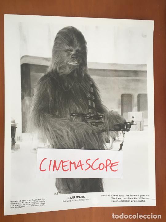 Cine: star wars la guerra de las galaxias foto original estreno americana Chewbacca