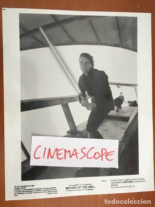 Cine: star wars el retorno del jedi foto original estreno americana Mark Hamill
