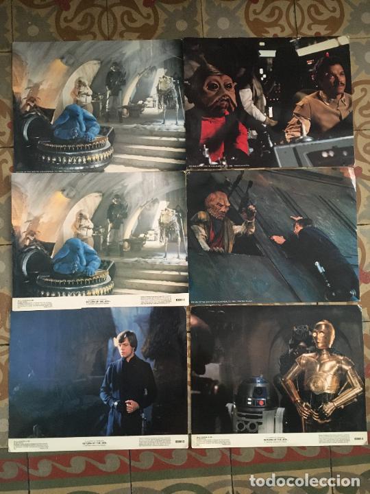 Cine: el retorno del jedi star wars guerra galaxias 6 fotocromos originales estreno americanos