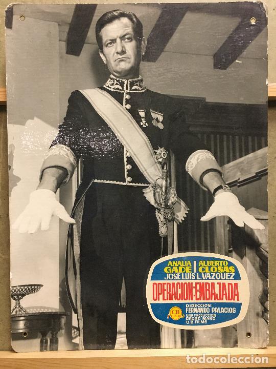 Cin&eacute;ma: ABN59 OPERACION EMBAJADA ALBERTO CLOSAS FOTOCROMO CARTON ORIGINAL ESTRENO