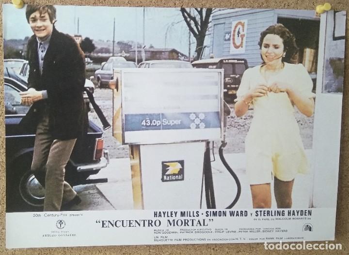 Kino: FOTOCROMOS ENCUENTRO MORTAL-1975 - PERFECTO ESTADO. F1