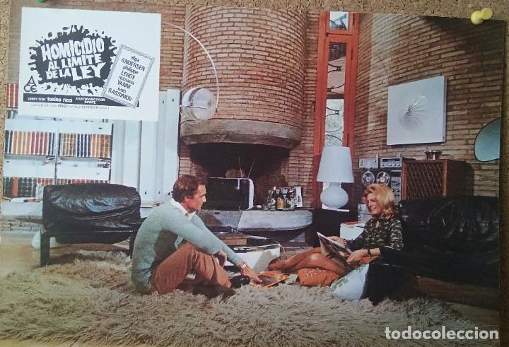 Kino: FOTOCROMO HOMICIDIO AL LIMITE DE LA LEY-1971-P. Leroy, E.Andersen,R. Yanni - PERFECTO ESTAD. F1