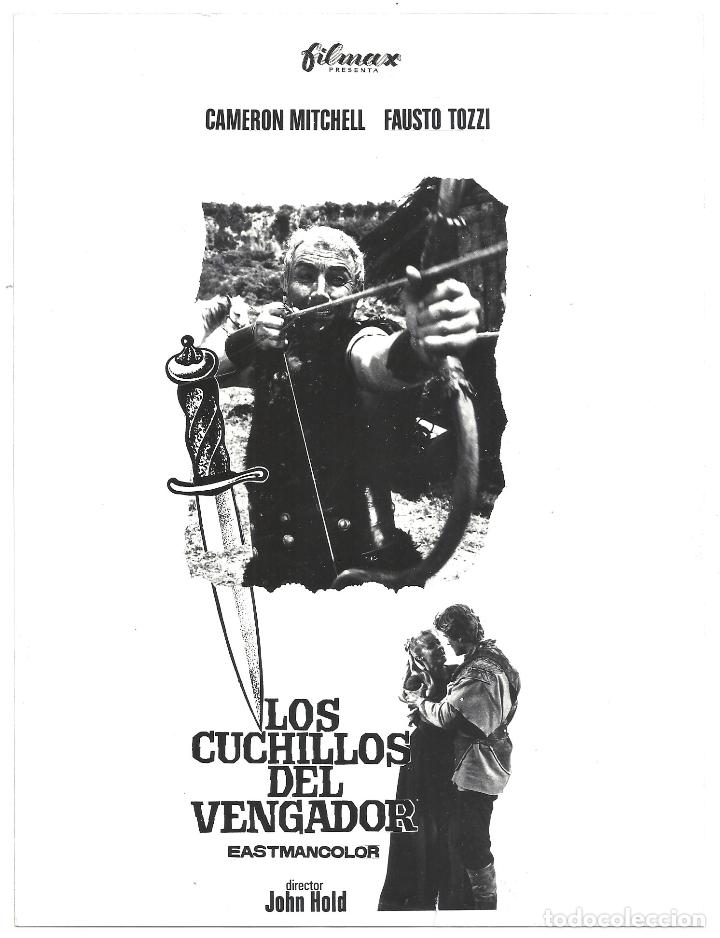 Cinema: F32198 LOS CUCHULLOS DEL VENGADOR CAMERON MITCHELL FOTO B/N ORIGINAL ESPA&Ntilde;OLA