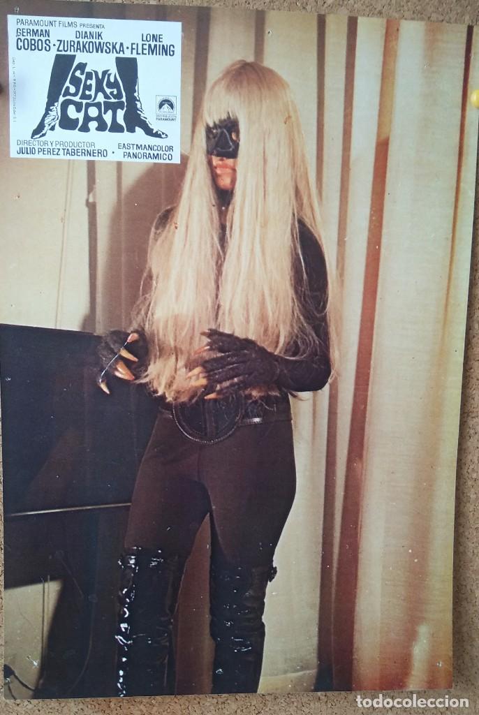 Kino: FOTOCROMO SEXY CAT 1973 Germ&aacute;n Cobos, Lone Fleming. F1