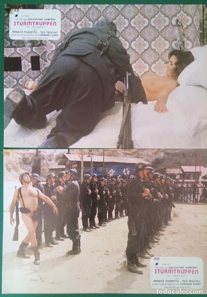 Cinema: 2 FOTOCROMO STURMTRUPPEN 1976. PERFECTO ESTADO . F1