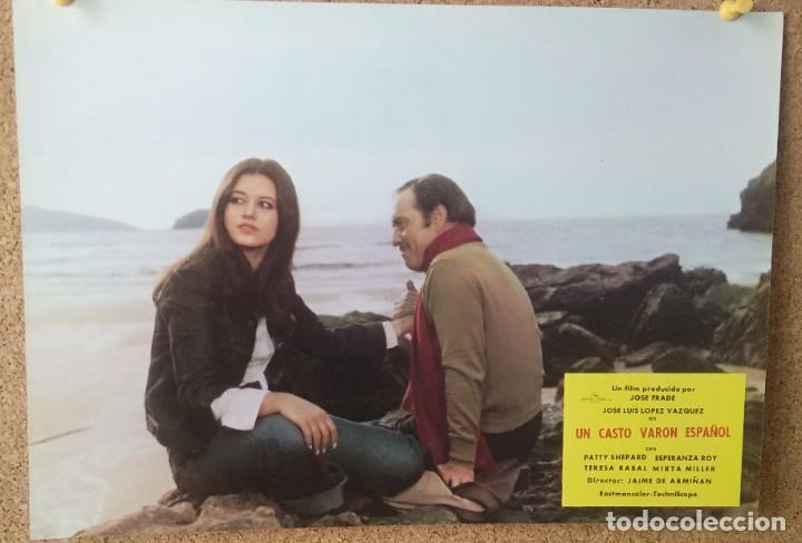 Cinema: FOTOCROMO UN CASTO VARON ESPA&Ntilde;OL 1973-J- L.V&aacute;zquez, Teresa RABAL . EXCELENTE . F1