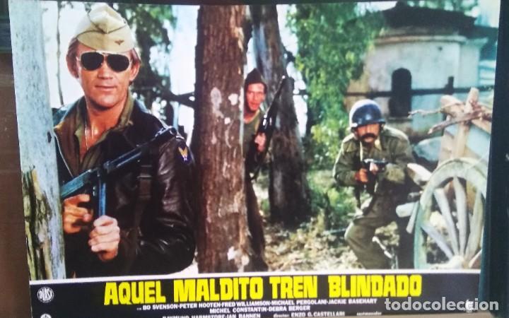 Cinema: AQUEL MALDITO TREN BRINDADO - FOTOCROMO CINE . EXCELENTE - F2