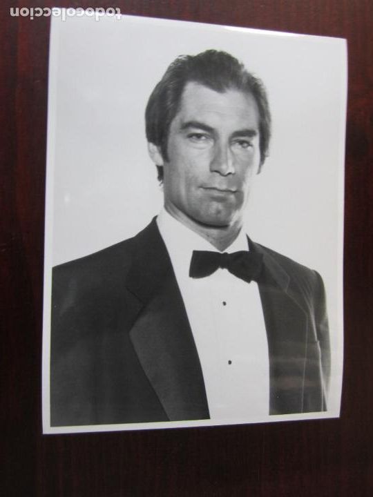 Cine: 007 Licencia para matar - foto original b/n - Timothy Dalton Licence to Kill James Bond