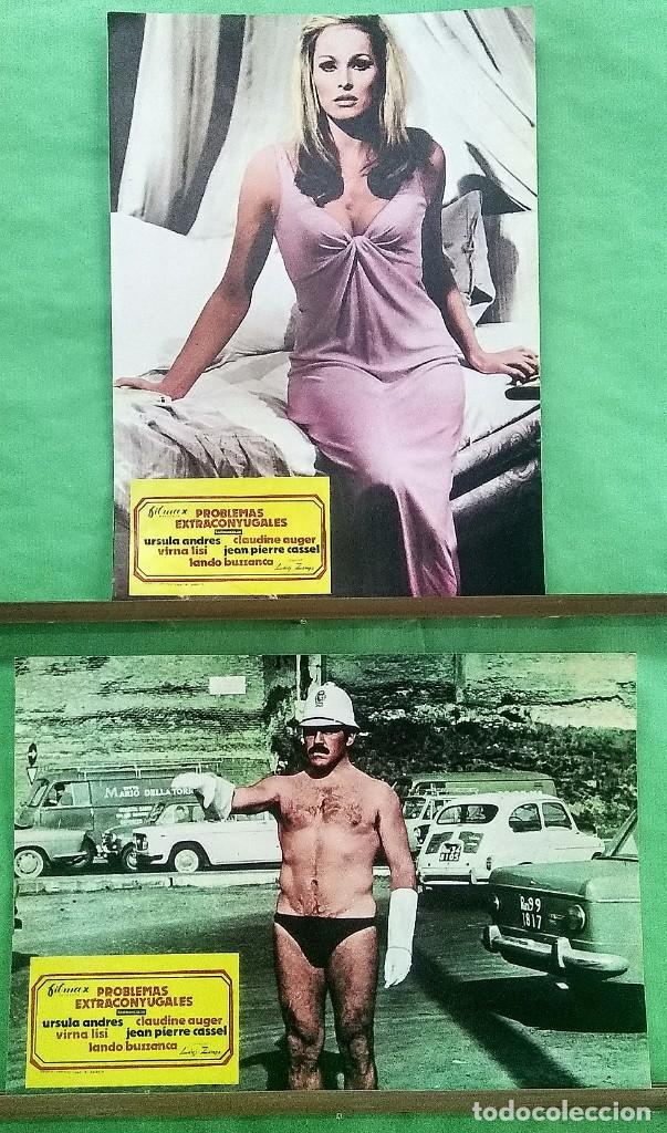 Kino: 2 FOTOCROMO CINE - PROBLEMAS EXTRACONYUGALES -URSULA ANDRES - VIRNA LISI - LOTE DE 2 - EXCELENTE- F2