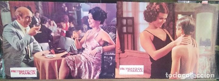 Cinema: 2 FOTOCROMO CINE - RETRATO DE FAMILIA -1976 - Miguel Bos&eacute; - Randall - BUENO - F2