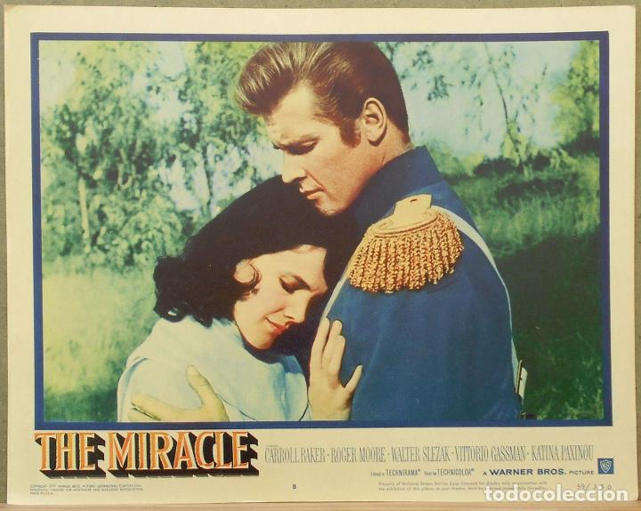 Cine: LCJ 772D PROMESA ROTA CARROLL BAKER ROGER MOORE LOBBY CARD ORIGINAL AMERICANO