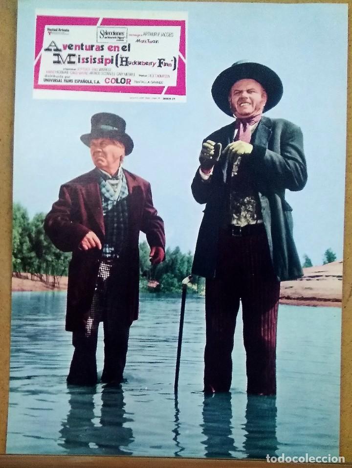 Cinema: FOTOCROMO DE CINE - AVENTURA EN EL MISSISSIPI - (Hucklberry Finn), Jef East EXCELENTE SIN MARCAS- F3