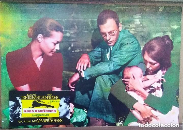 Cinema: FOTOCROMO DE CINE - ANNA KAUFFMANN - 1973 ROMY SCHNEIDER 1JEAN LOUIS TRINTIGNANT - F3