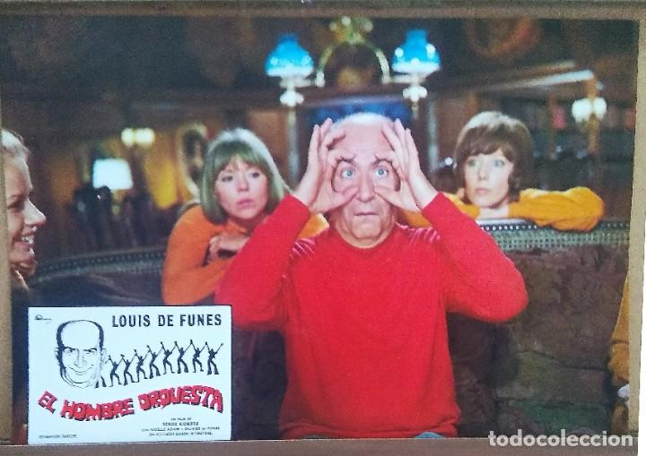 Cinema: FOTOCROMO DE CINE - EL HOMBRE ORQUESTA - LOUIS DE FINES - EXCELENTE - F3