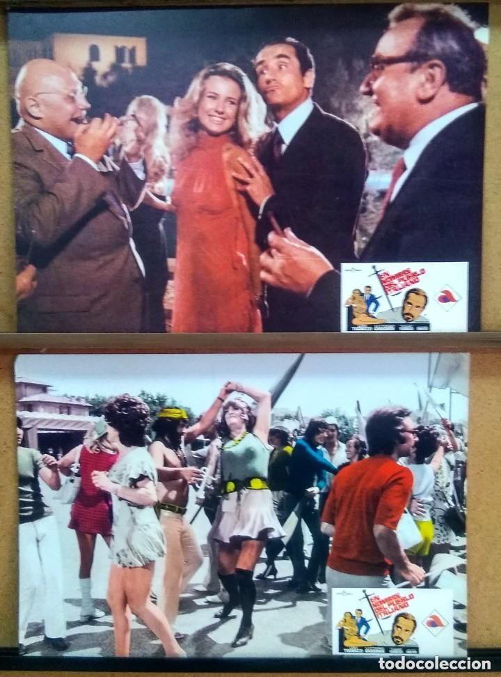 Cinema: 2 FOTOCROMOS EN EL NOMBRE DEL PUEBLO ITALIANO -VITTORIO GASSMANN UGO TOGNAZZI -LOTE DE 2 - F3