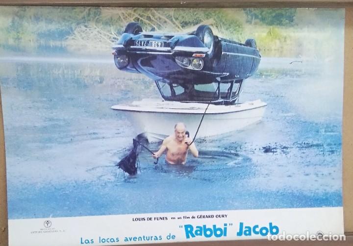 Cinema: FOTOCROMO DE CINE - LAS LOCAS AVENTURAS DE RABBI JACOB - LOUIS DE FINES - EXCELENTE - F3