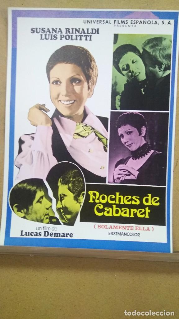 Cinema: FOTOCROMO DE CINE - NOCHES DE CABARET(SOLAMENTE ELLA) LUCAS DEMARE - EXCELENTE SIN MARCAS- F3 FOTOC