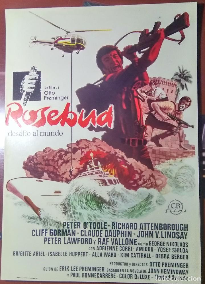 Cinema: FOTOCROMO DE CINE - ROSEBUD - DESAFIO AL MUNDO - PETER O&acute;TOOLE - EXCELENTE SIN MARCAS- F3