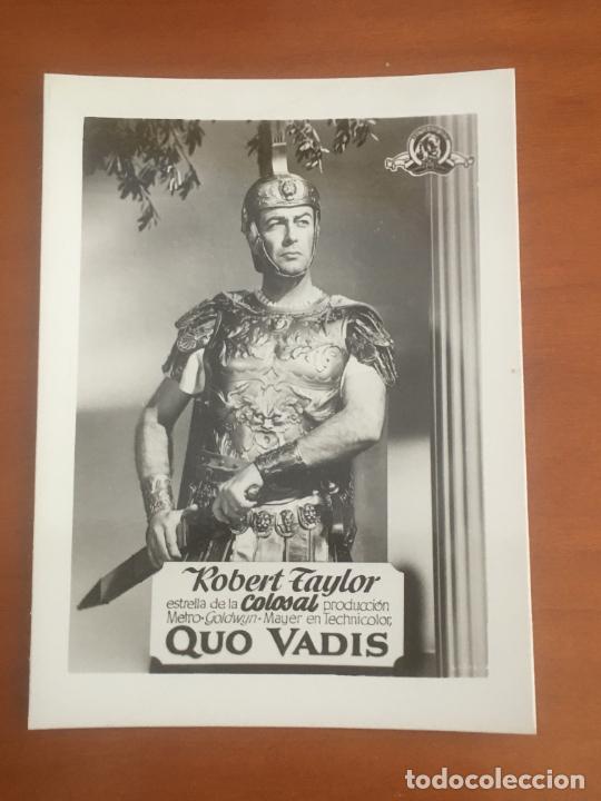 Cine: quo vadis robert taylor foto original antigua