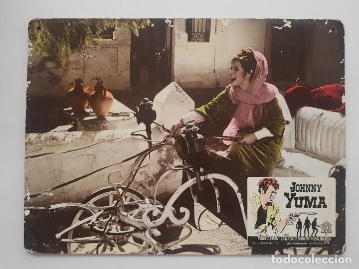 Cine: Johnny Yuma. Mark Damon, Lawrence Dobkin, Rosalba Neri, Luigi Vannucchi FOTOCROMO DE CARTON