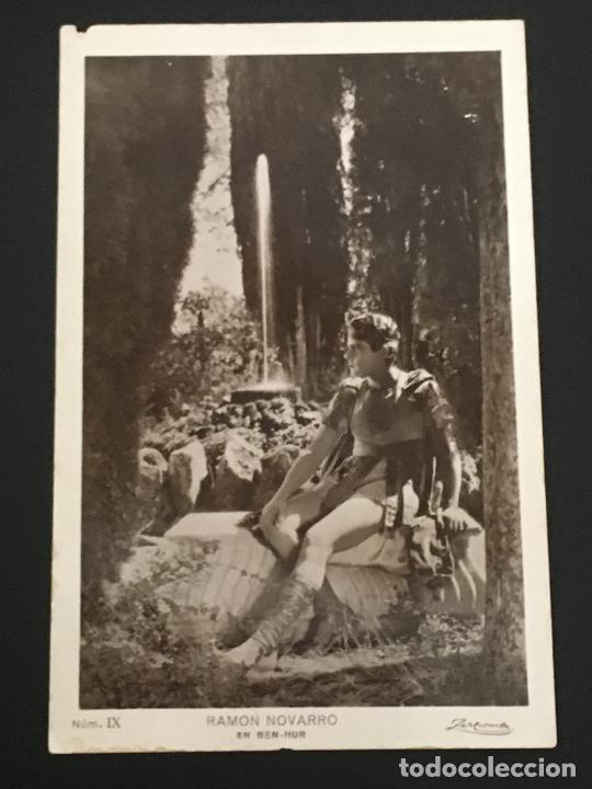 Cine: ramon novarro ben hur postal original antigua