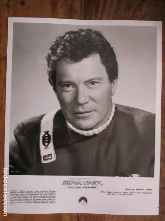 Cine: Star Trek VI: The Undiscovered Country - foto original b/n - William Shatner