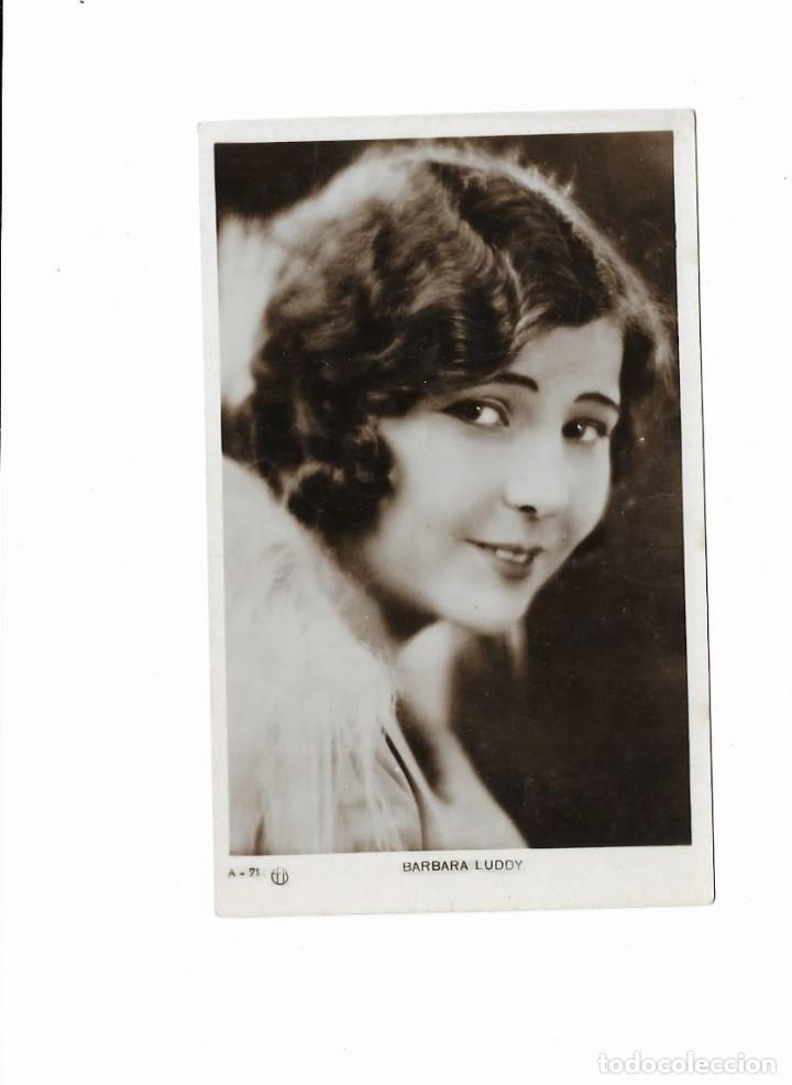 Cinema: Postal original en b/n actriz ** BARBARA LUDDY **