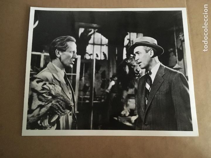 Cine: el hombre que sabia demasiado james stewart alfred hitchcock foto original reposicion 1983