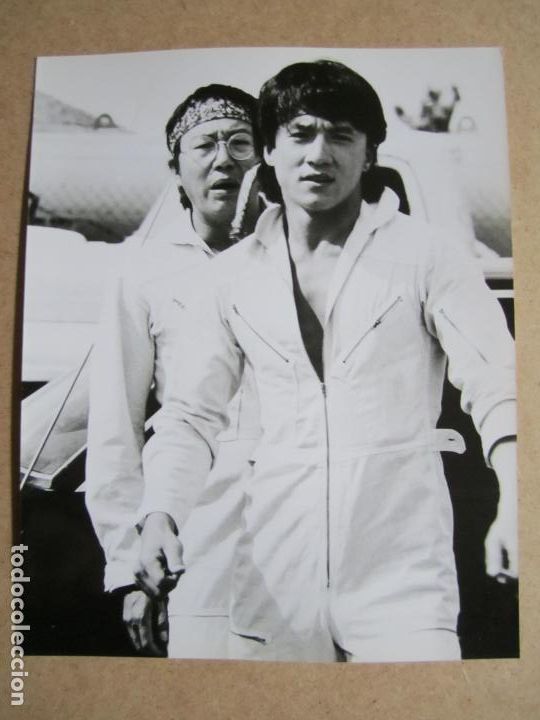 Cine: Jackie Chan - foto original b/n - los locos del Cannonball The Cannonball Run