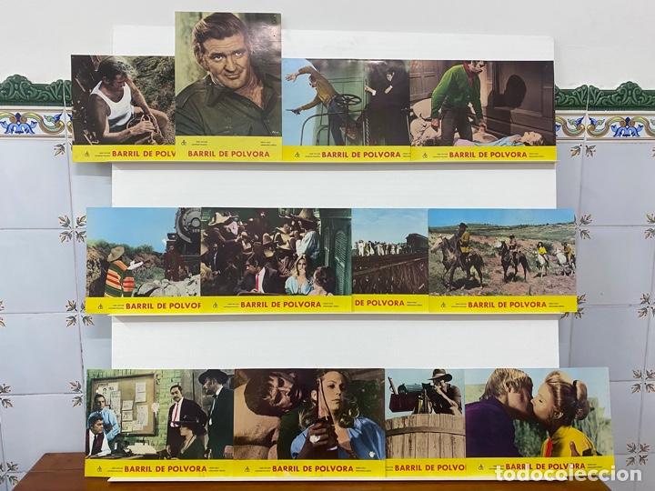 Cinema: BARRIL DE P&Oacute;LVORA. ROD TAYLOR, LUCIANA PALUZZI, MICHAEL ANSARA. 12 FOTOCROMOS ORIGINALES.