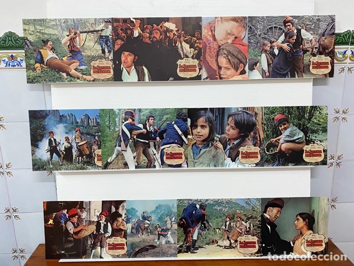 Cinema: La leyenda del tambor. Andr&eacute;s Garc&iacute;a, Mercedes Sampietro, Jorge Sanz. 12 FOTOCROMOS ORIGINALES.