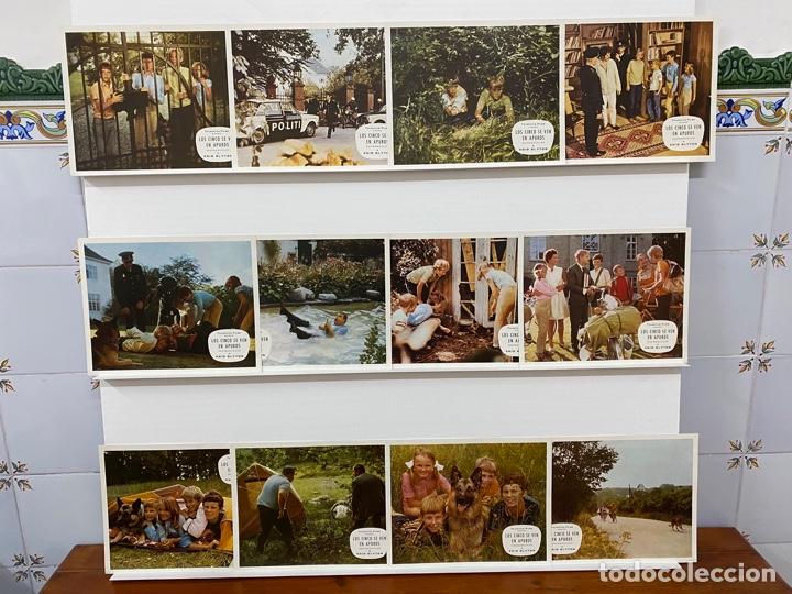 Cinema: LOS CINCO SE VEN EN APUROS. MADS RAMBEK, LONE THIELKE, NIELS KIBENICH. 12 FOTOCROMOS ORIGINALES.
