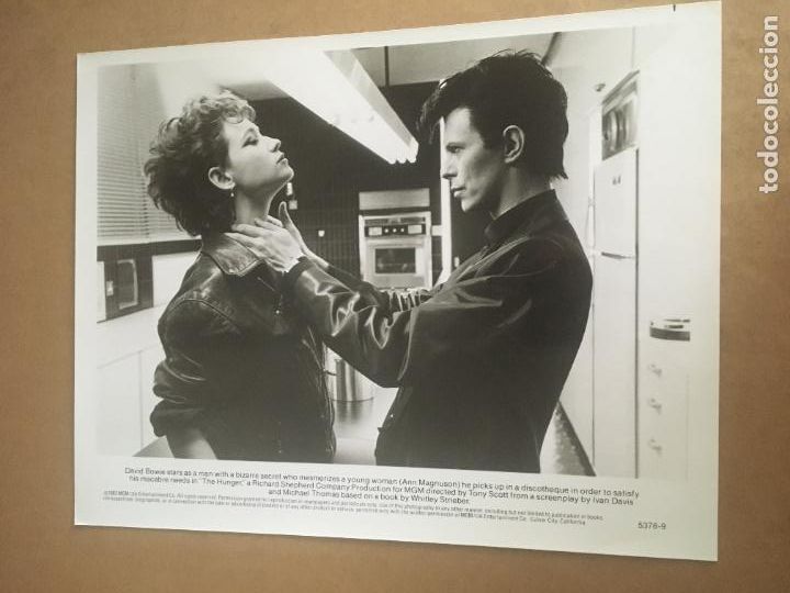 Cine: el ansia david bowie tony scott foto original estreno