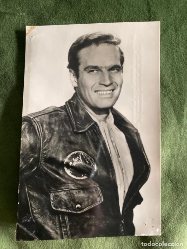 Cine: ANTIGUA POSTAL CHARLTON HESTON EN EL SECRETO DE LOS INCAS ED RAKER