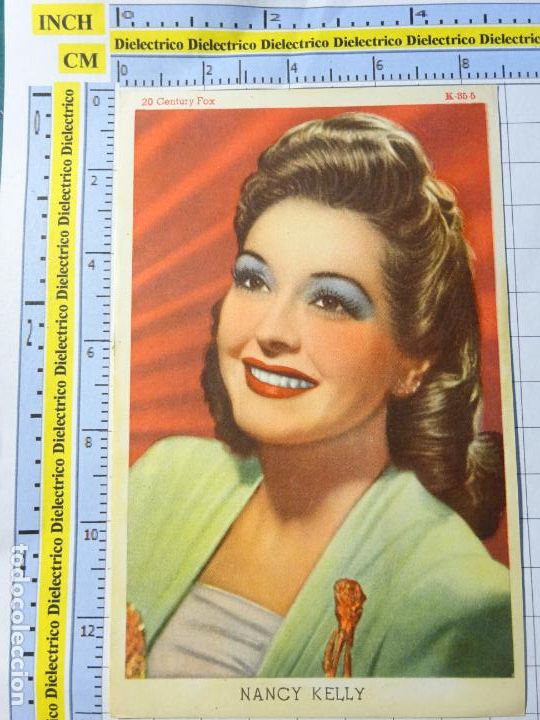 Kino: ANTIGUO FOTO CROMO DE CINE. ACTORES ACTRICES. NANCY KELLY 20 CENTURY FOX K-35-5 252