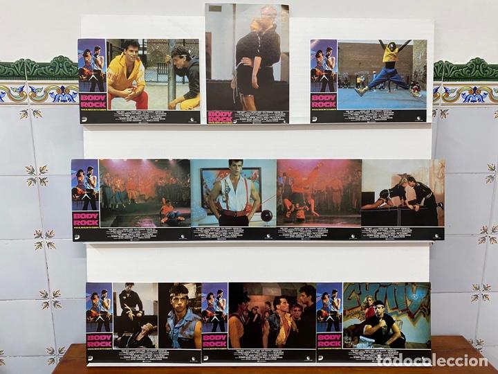 Cine: Body Rock. Lorenzo Lamas, Vicki Frederick, Cameron Dye. 10 FOTOCROMOS ORIGINALES.