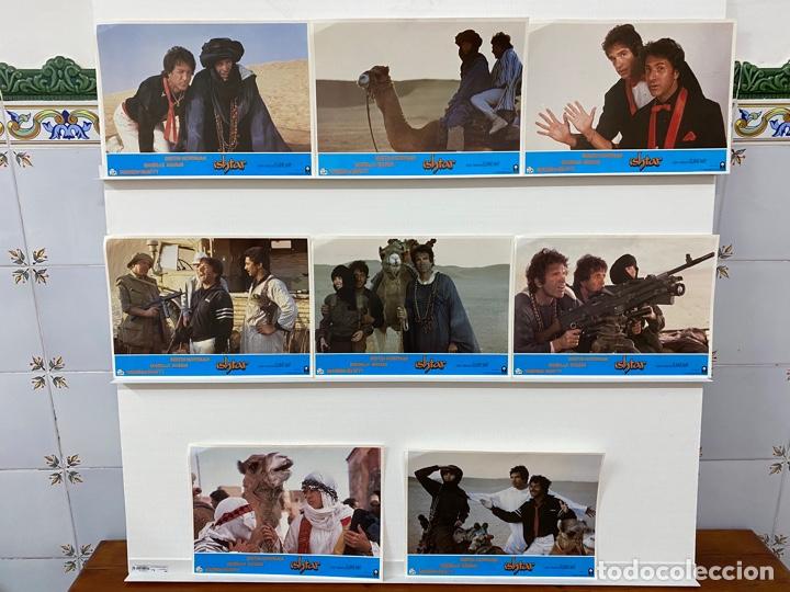 Cine: Ishtar. Dustin Hoffman, Warren Beatty, Isabelle Adjani, Charles Grodin. 8 FOTOCROMOS ORIGINALES.